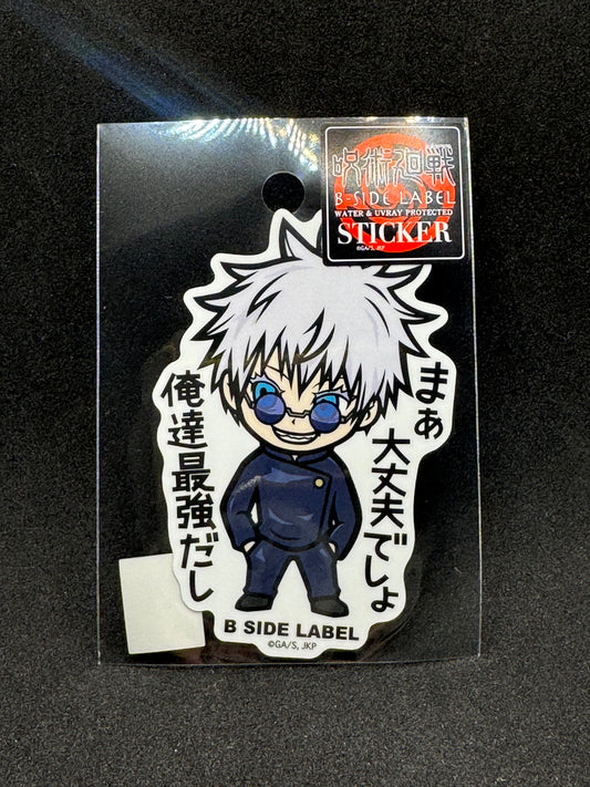 JUJUTSU KAISEN - Satoru Gojo Official B-SIDE LABEL Waterproof Sticker