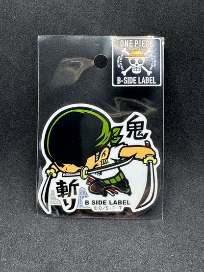 ONE PIECE - Zoro Official B-SIDE LABEL Waterproof Sticker
