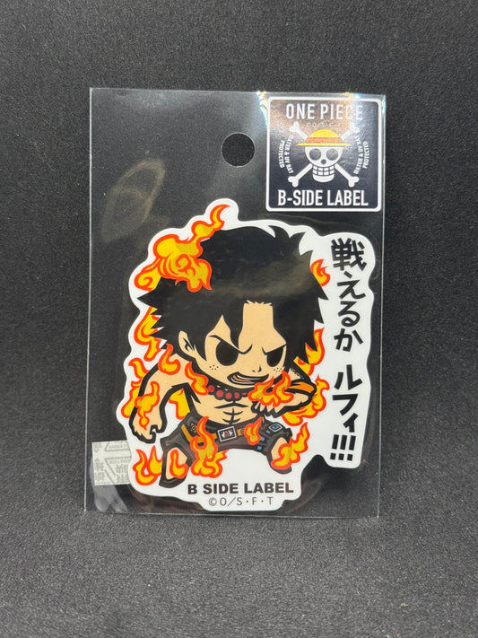ONE PIECE - Ace Official B-SIDE LABEL Waterproof Sticker