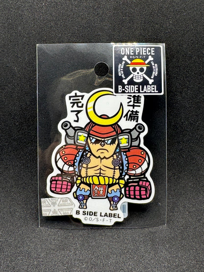 ONE PIECE - Franky Official B-SIDE LABEL Waterproof Sticker