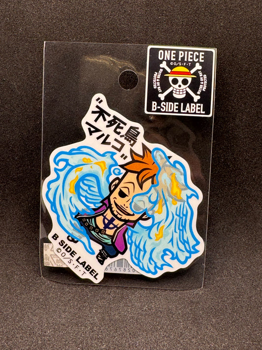 ONE PIECE -Marco Official B-SIDE LABEL Waterproof Sticker