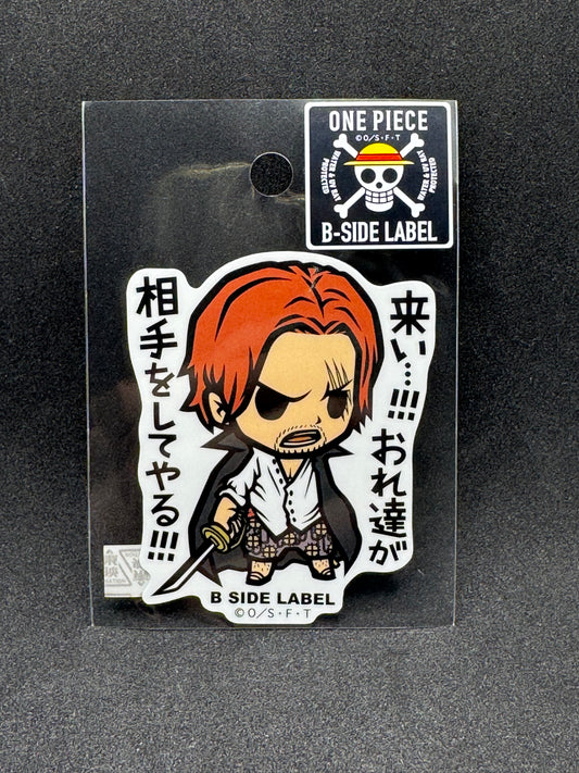 ONE PIECE - Shanks Official B-SIDE LABEL Waterproof Sticker