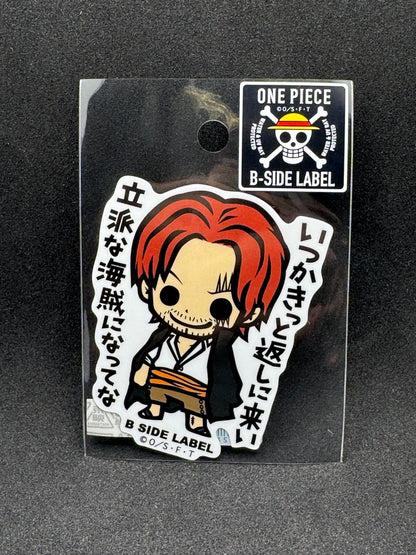 ONE PIECE - Shanks Official B-SIDE LABEL Waterproof Sticker