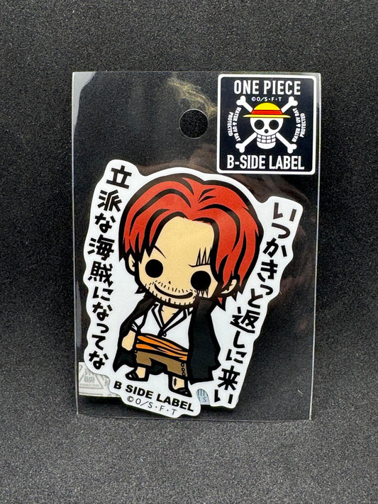 ONE PIECE - Shanks Official B-SIDE LABEL Waterproof Sticker