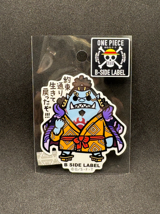 ONE PIECE - Jinbe Official B-SIDE LABEL Waterproof Sticker