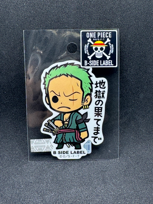 ONE PIECE - Roronoa Zoro Official B-SIDE LABEL Waterproof Sticker