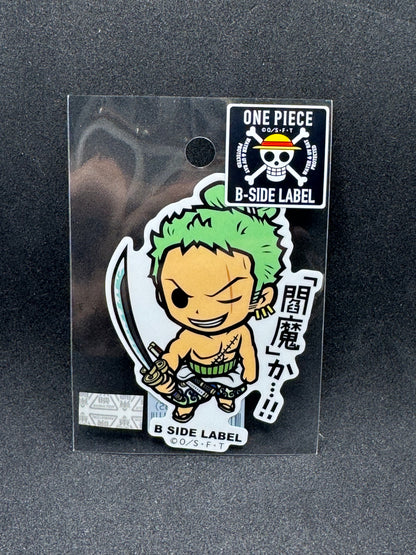 ONE PIECE - Roronoa Zoro Official B-SIDE LABEL Waterproof Sticker