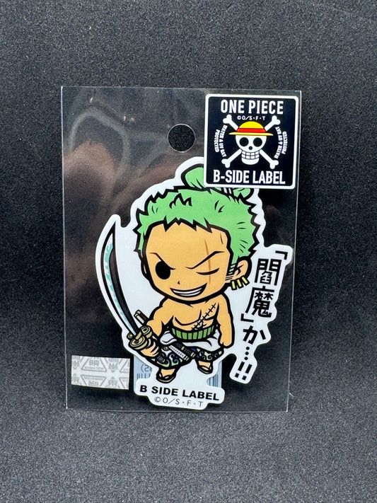 ONE PIECE - Roronoa Zoro Official B-SIDE LABEL Waterproof Sticker