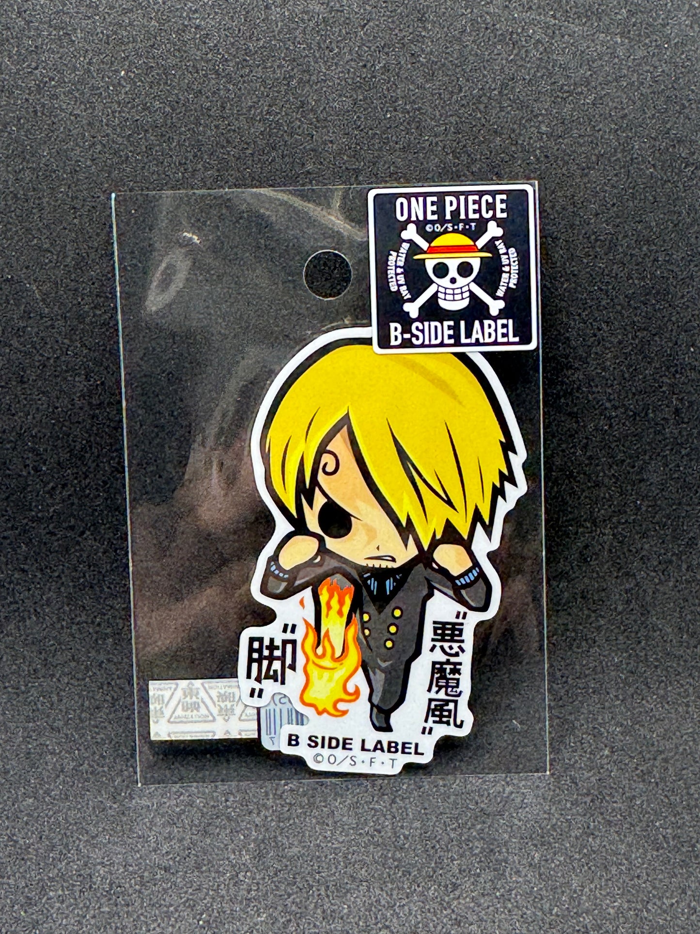 ONE PIECE - Vinsmoke Sanji (A) Official B-SIDE LABEL Waterproof Sticker