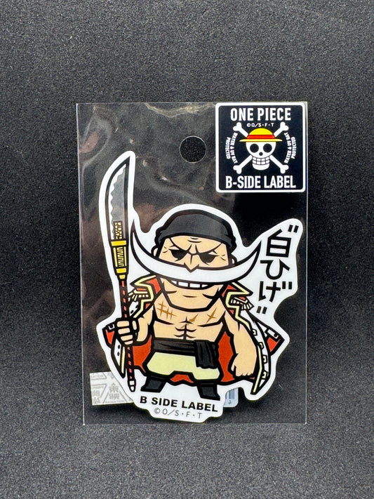 ONE PIECE - Edward Newgate Official B-SIDE LABEL Waterproof Sticker