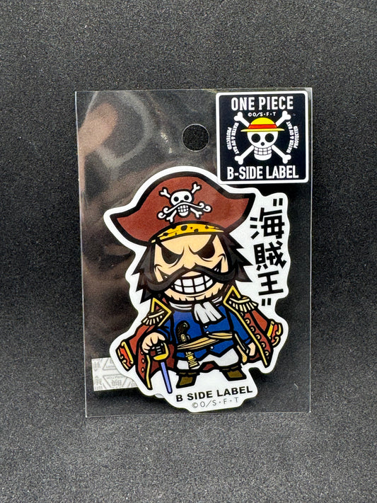 ONE PIECE - Gol D. Roger Official B-SIDE LABEL Waterproof Sticker