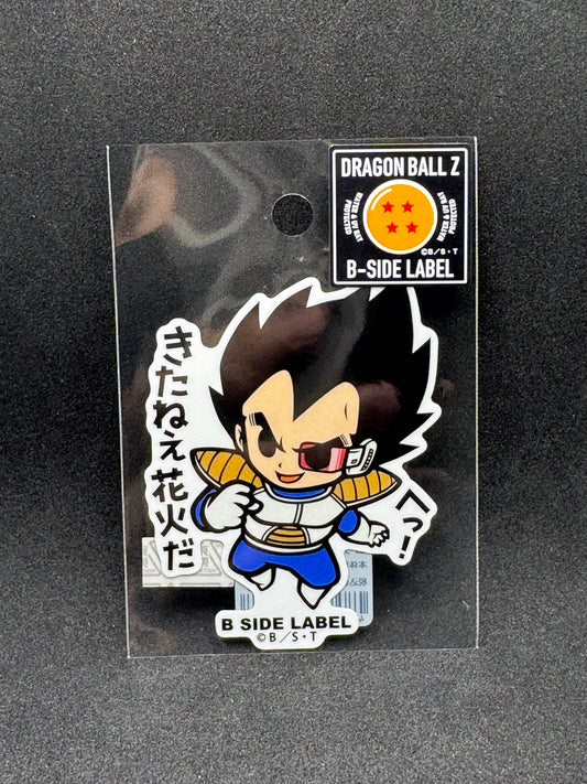 Dragon Ball - Vegeta Official B-SIDE LABEL Waterproof Sticker