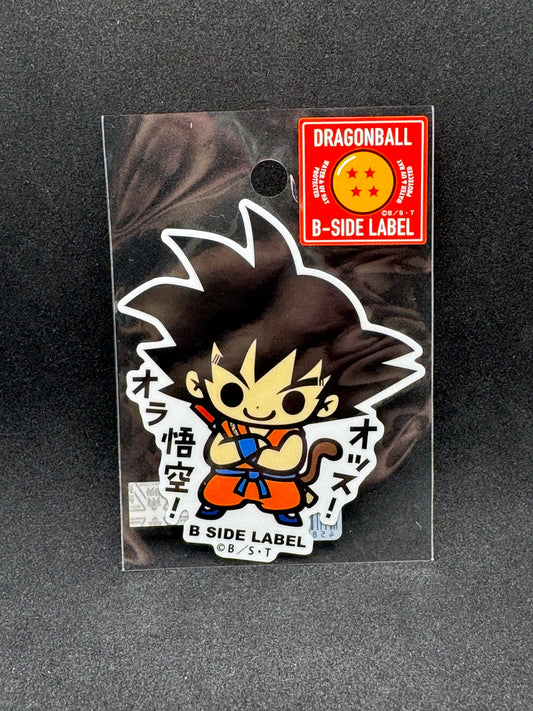 Dragon Ball - Goku Official B-SIDE LABEL Waterproof Sticker