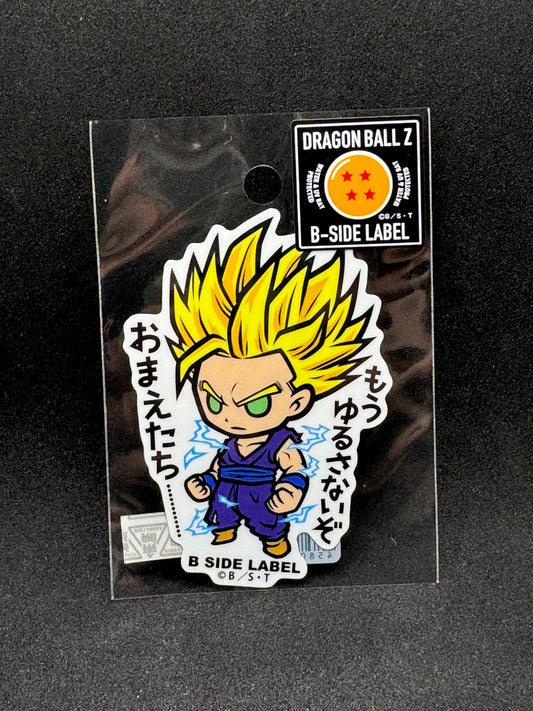 Dragon Ball - Gohan Official B-SIDE LABEL Waterproof Sticker