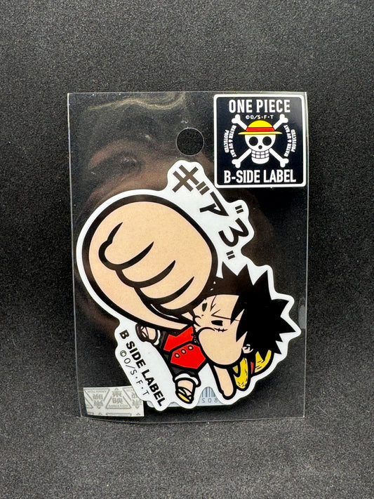 ONE PIECE - Monkey D. Luffy (D) Official B-SIDE LABEL Waterproof Sticker