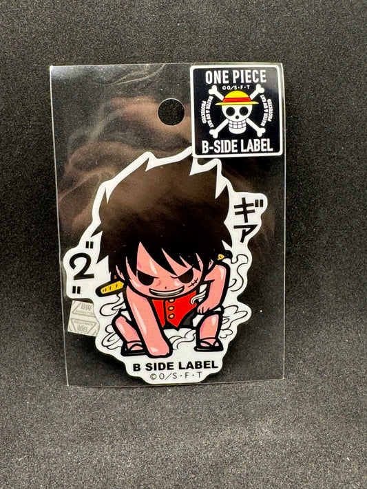 ONE PIECE - Monkey D. Luffy (C) Official B-SIDE LABEL Waterproof Sticker