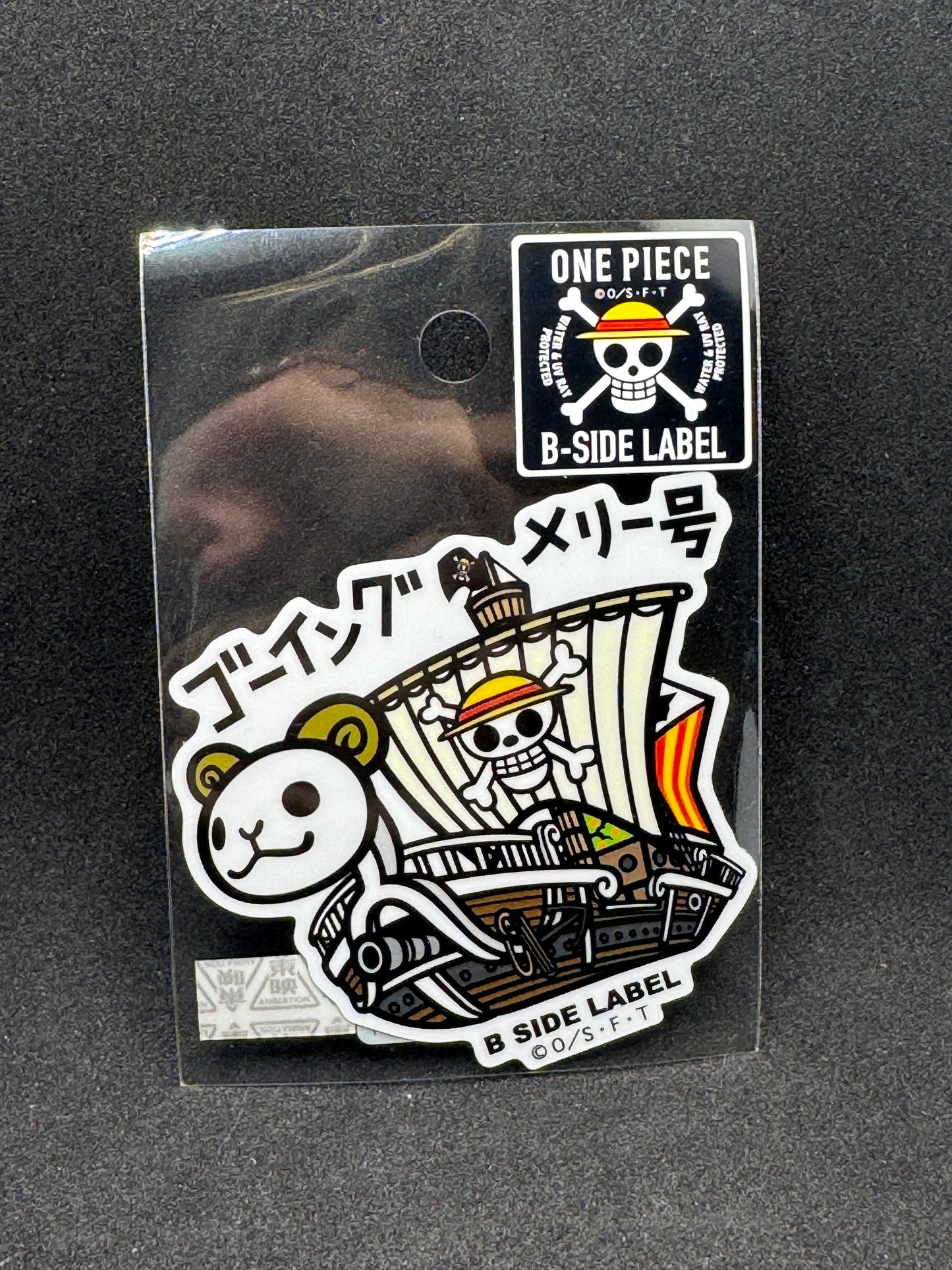 ONE PIECE - The Going Merry Official B-SIDE LABEL Waterproof Sticker