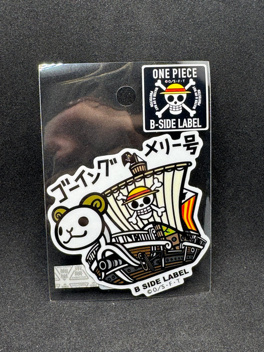 ONE PIECE - The Going Merry Official B-SIDE LABEL Waterproof Sticker