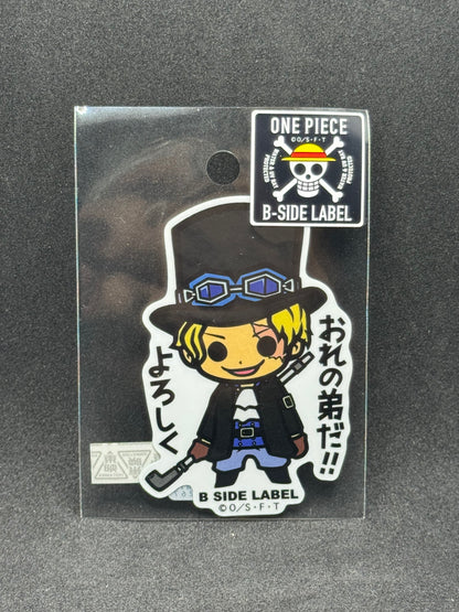 ONE PIECE - Sabo Official B-SIDE LABEL Waterproof Sticker