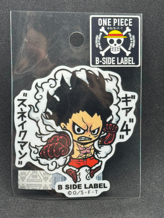 ONE PIECE - Monkey D. Luffy (F) Official B-SIDE LABEL Waterproof Sticker