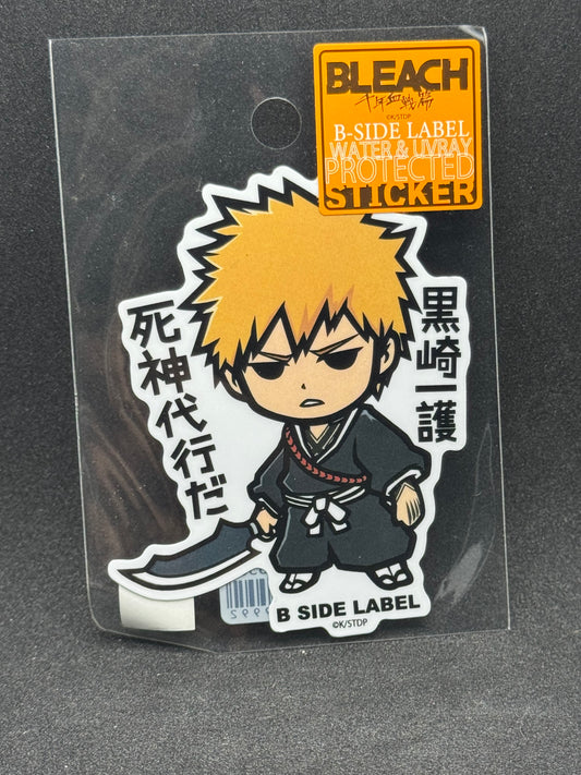 BLEACH - Ichigo Kurosaki Official B-SIDE LABEL Waterproof Sticker