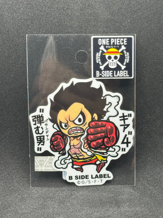 ONE PIECE - Monkey D. Luffy (E) Official B-SIDE LABEL Waterproof Sticker