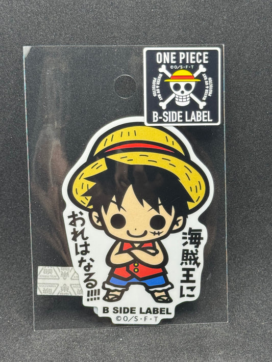 ONE PIECE - Monkey D. Luffy (A) Official B-SIDE LABEL Waterproof Sticker