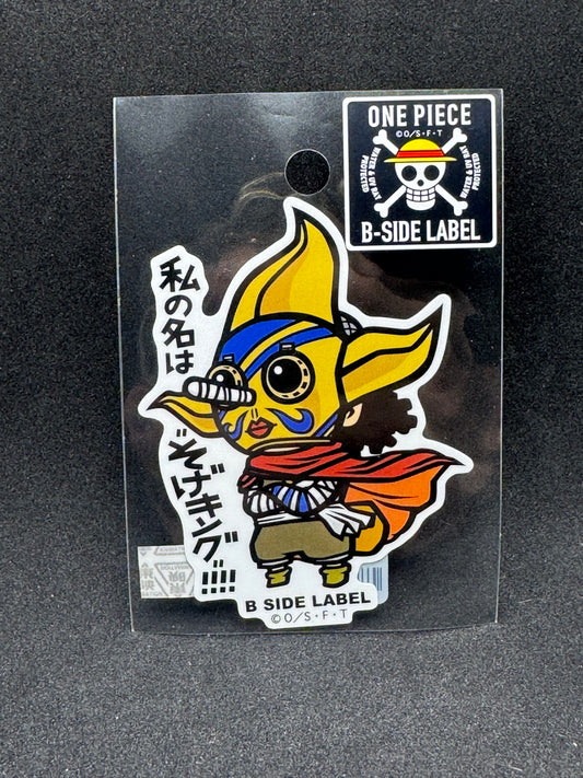 ONE PIECE - Usopp (B) Official B-SIDE LABEL Waterproof Sticker
