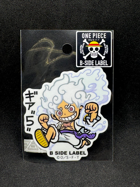 ONE PIECE - Monkey D. Luffy "nika" (B) Official B-SIDE LABEL Waterproof Sticker