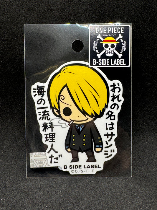 ONE PIECE - Vinsmoke Sanji (B) Official B-SIDE LABEL Waterproof Sticker