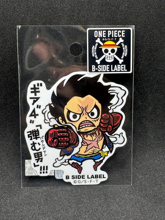 ONE PIECE - Monkey D. Luffy (H) Official B-SIDE LABEL Waterproof Sticker