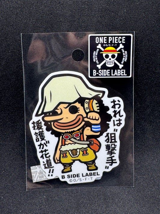 ONE PIECE - Usopp (C) Official B-SIDE LABEL Waterproof Sticker