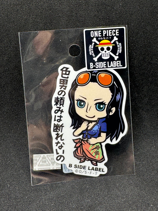 ONE PIECE - Nico Robin (A) Official B-SIDE LABEL Waterproof Sticker