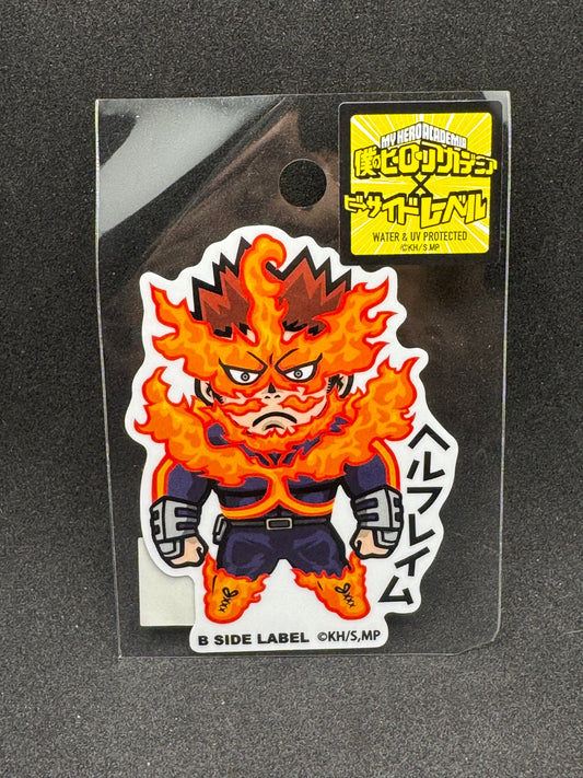 My Hero Academia - Endeavor (Enji Todoroki) Official B-SIDE LABEL Waterproof Sticker